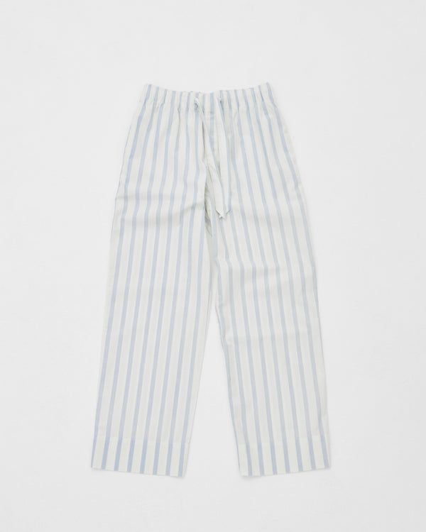 Cotton Poplin Pyjamas Pants Needle Stripes