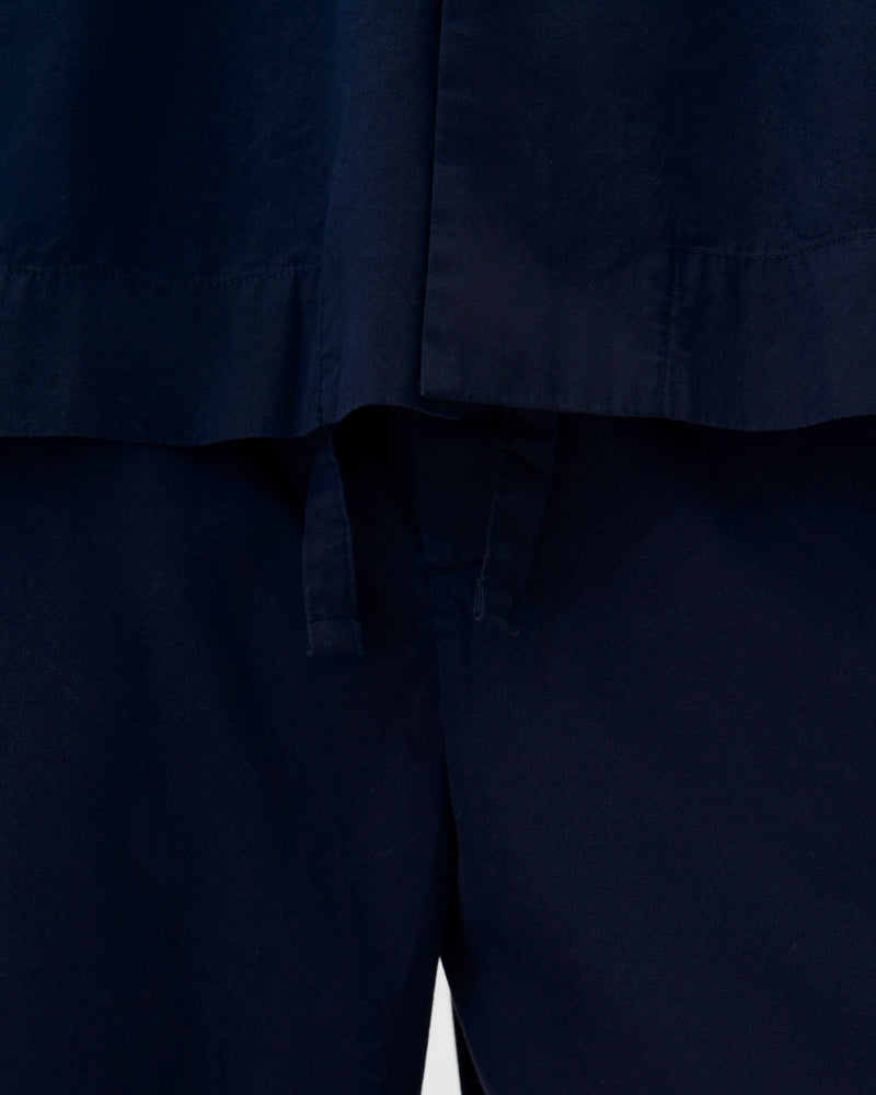 Cotton Poplin Pyjamas Pants True Navy