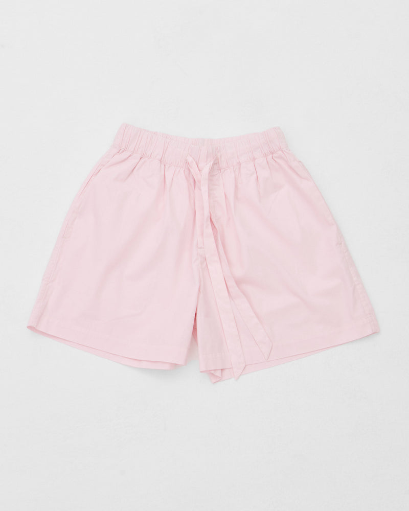 Cotton Poplin Pyjamas Shorts Soft Pink