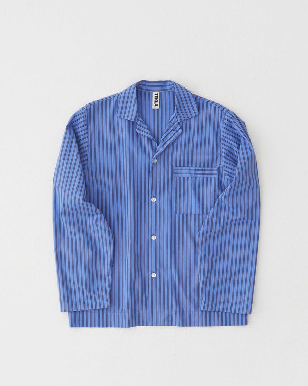 Cotton Poplin Pyjamas Shirt Boro Stripes