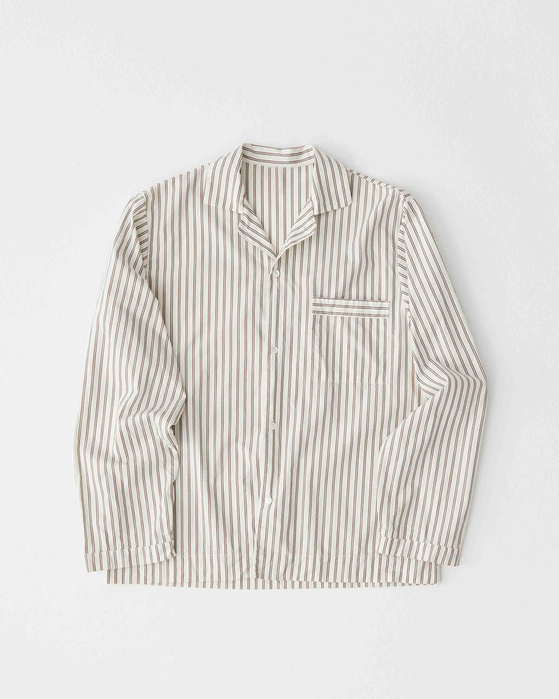 Cotton Poplin Pyjamas Shirt Hopper Stripes