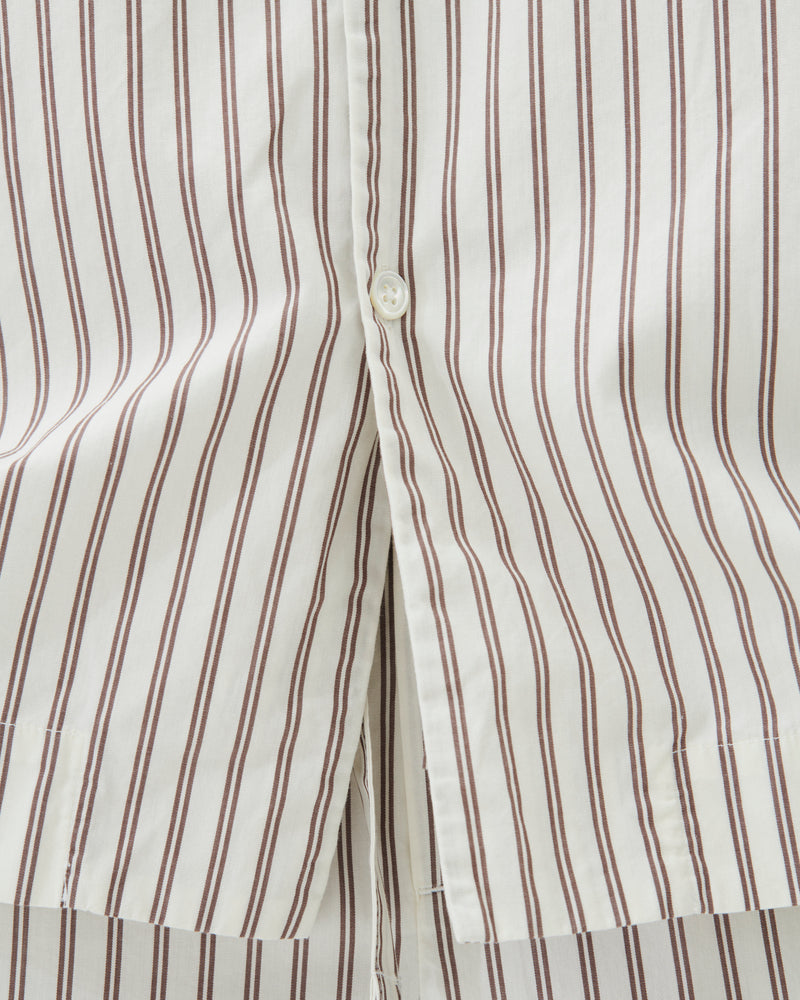 Cotton Poplin Pyjamas Shirt Hopper Stripes