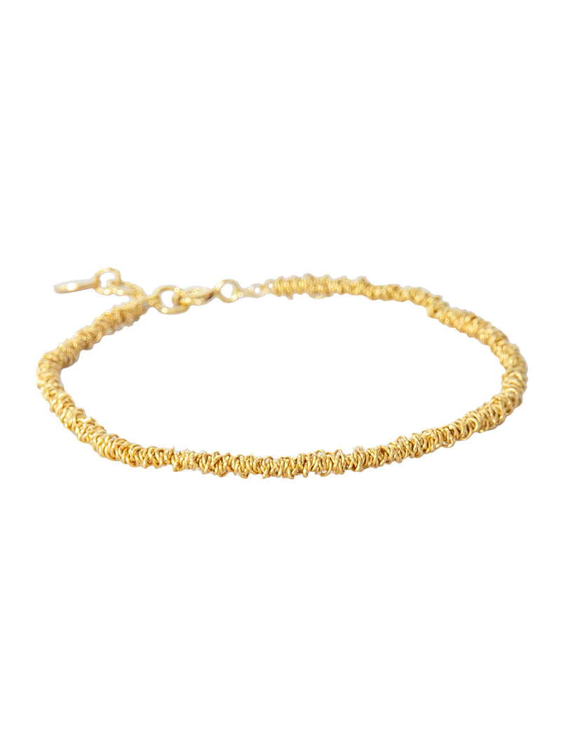 Gathered Gold Bracelet