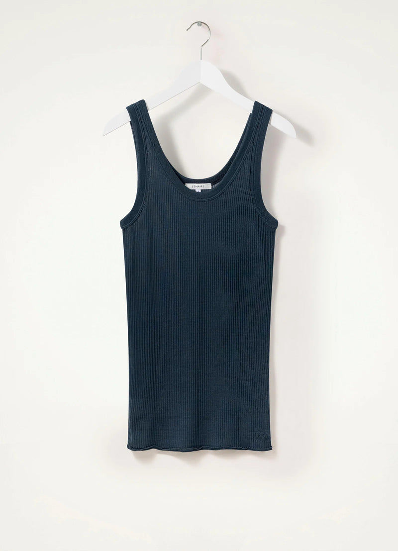 Seamless Tank Top Storm Blue