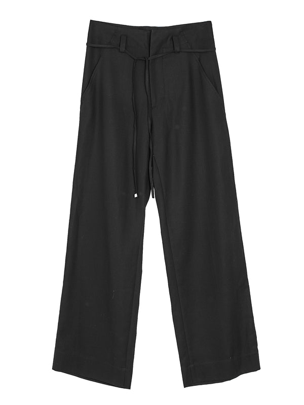 Nap Pants Cotton Georgette Black