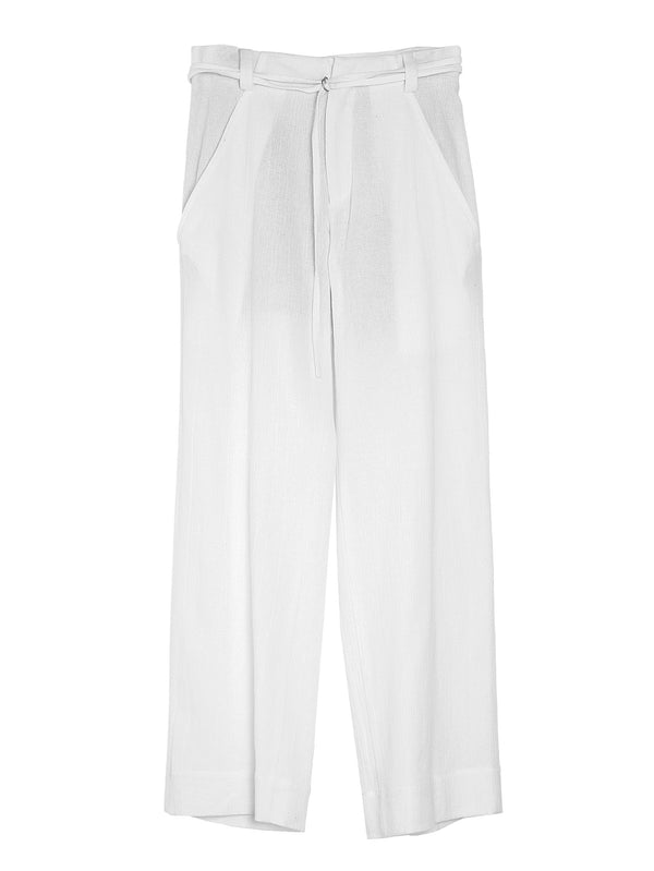 Road Trip Pants Panama Cloth Sunny White