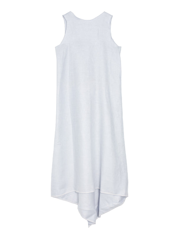 Temple Summer Dress Tailor Linen Twill Water