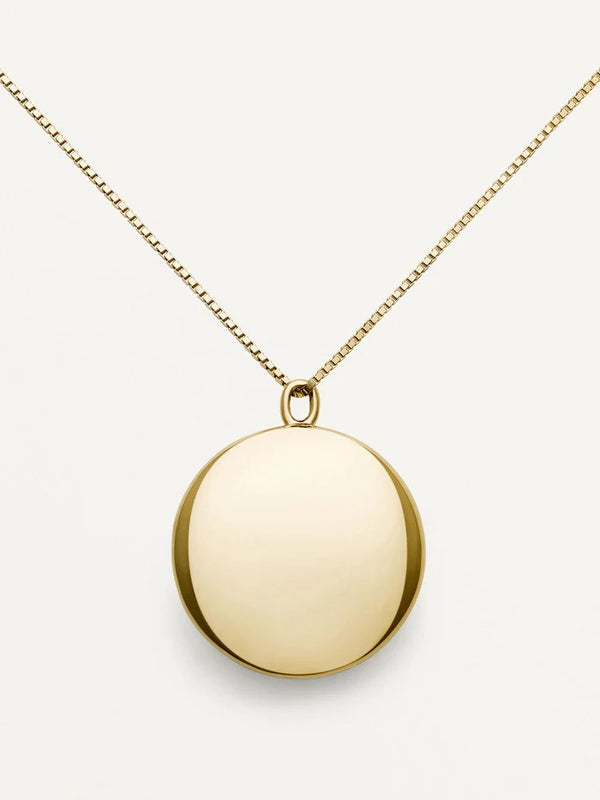 Shell No1 Large Nacklace Gold