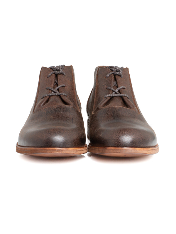 H Chukker Leather McKay Shoes Dark Brown