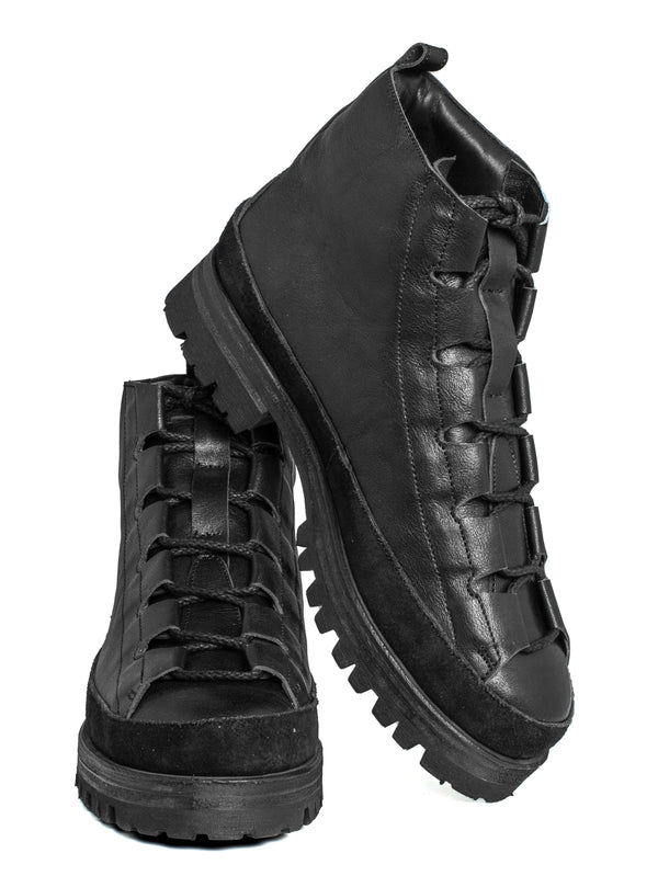 Jan-Jan Van Essche X Petrosolaum Leather Trekking Shoes
