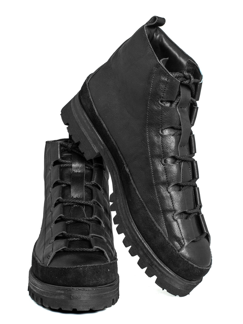 Jan-Jan Van Essche X Petrosolaum Leather Trekking Shoes