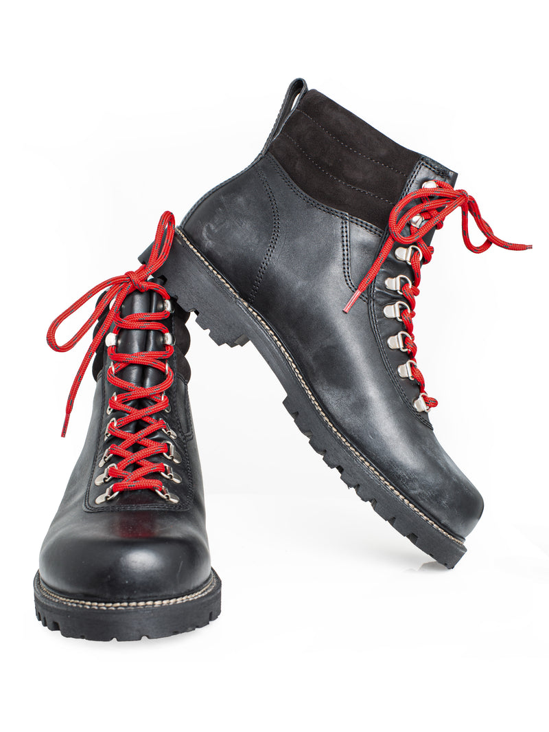 Gebirgsjäger Bark Tanned Suede Black Umbra