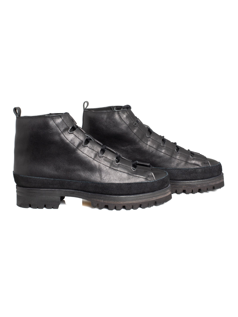 Jan-Jan Van Essche X Petrosolaum Leather Trekking Shoes