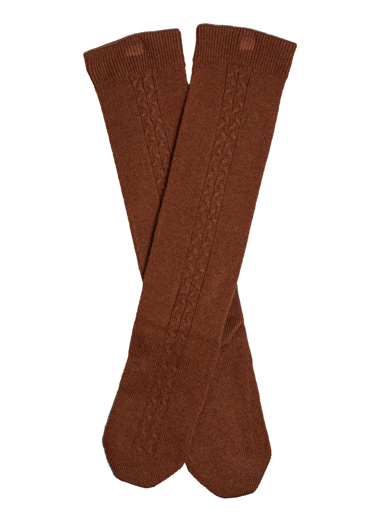 Cashmere Socks Chocolate