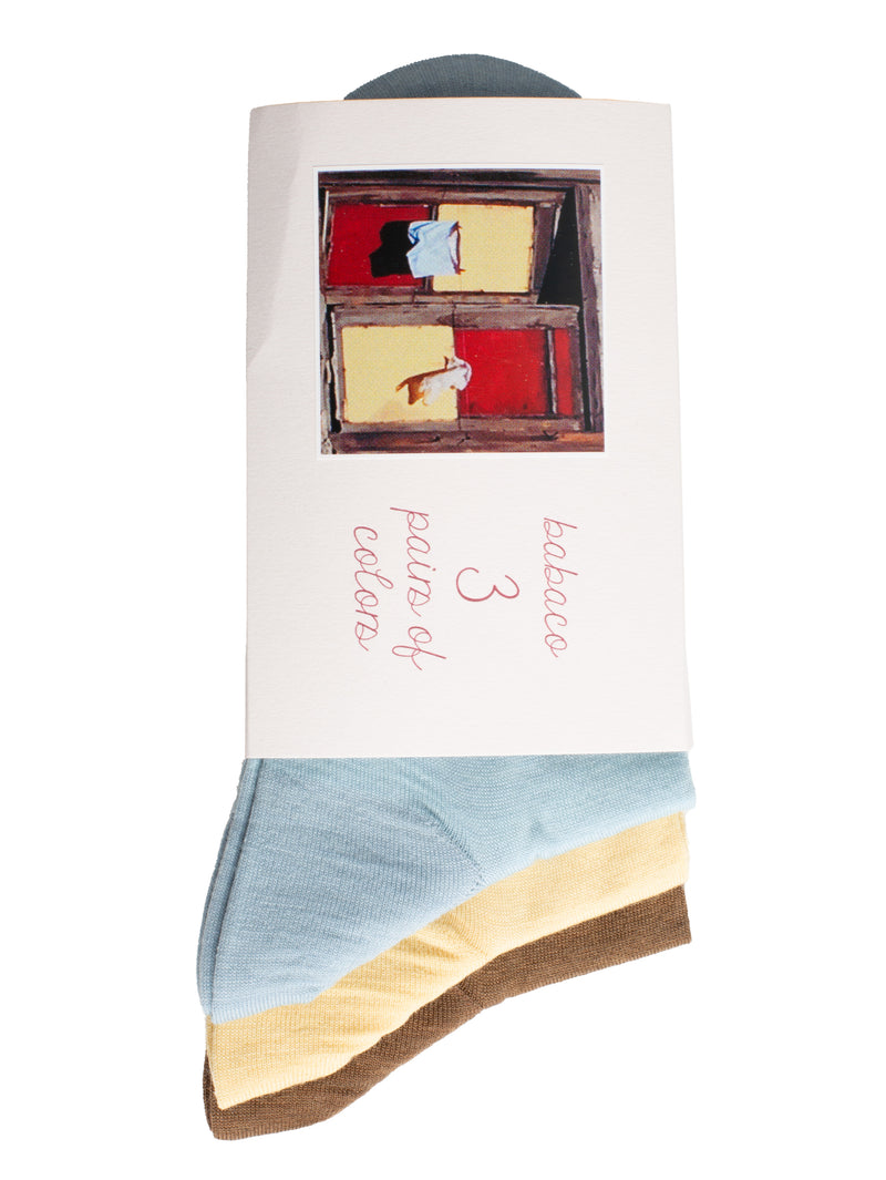 3 Pairs Of Colours Socks Laundry