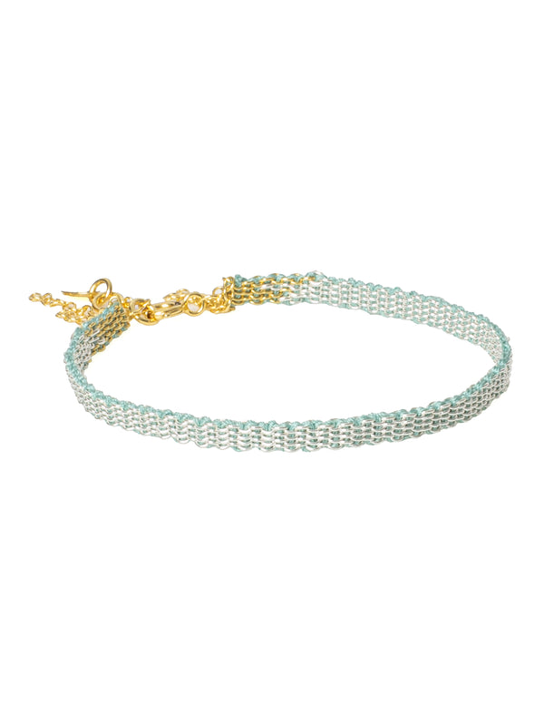 018.04 Gold Plated Silver Silk Bracelet Mint