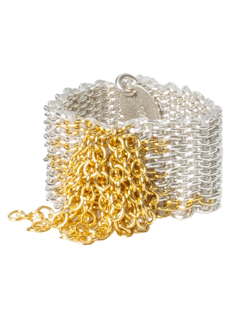 007.12 Rose Gold Plated SIlver Silk RIng