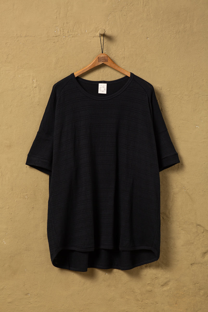 Tee Nr.86 Ripple Jersey Black