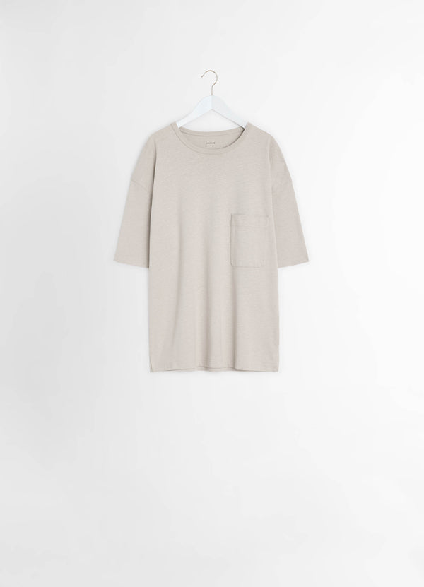 Boxy SS T-Shirt Warm Beige