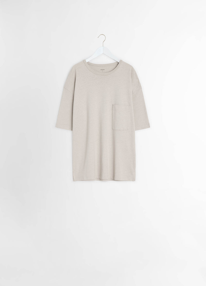 Boxy SS T-Shirt Warm Beige