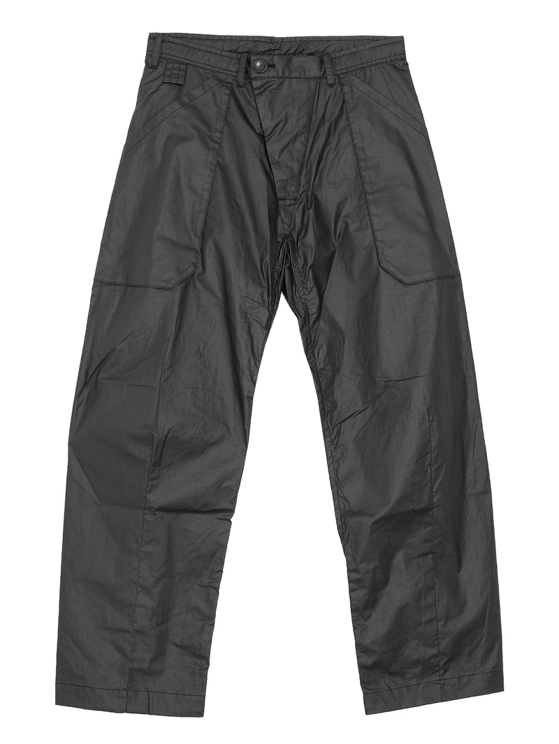 Trousers Nr. 82 Coated Cotton Ribstop Off Black