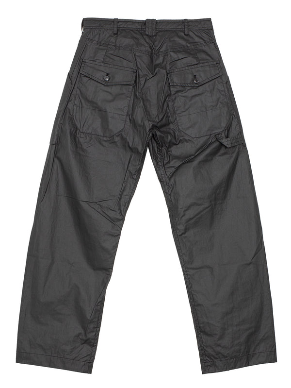 Trousers Nr. 82 Coated Cotton Ribstop Off Black