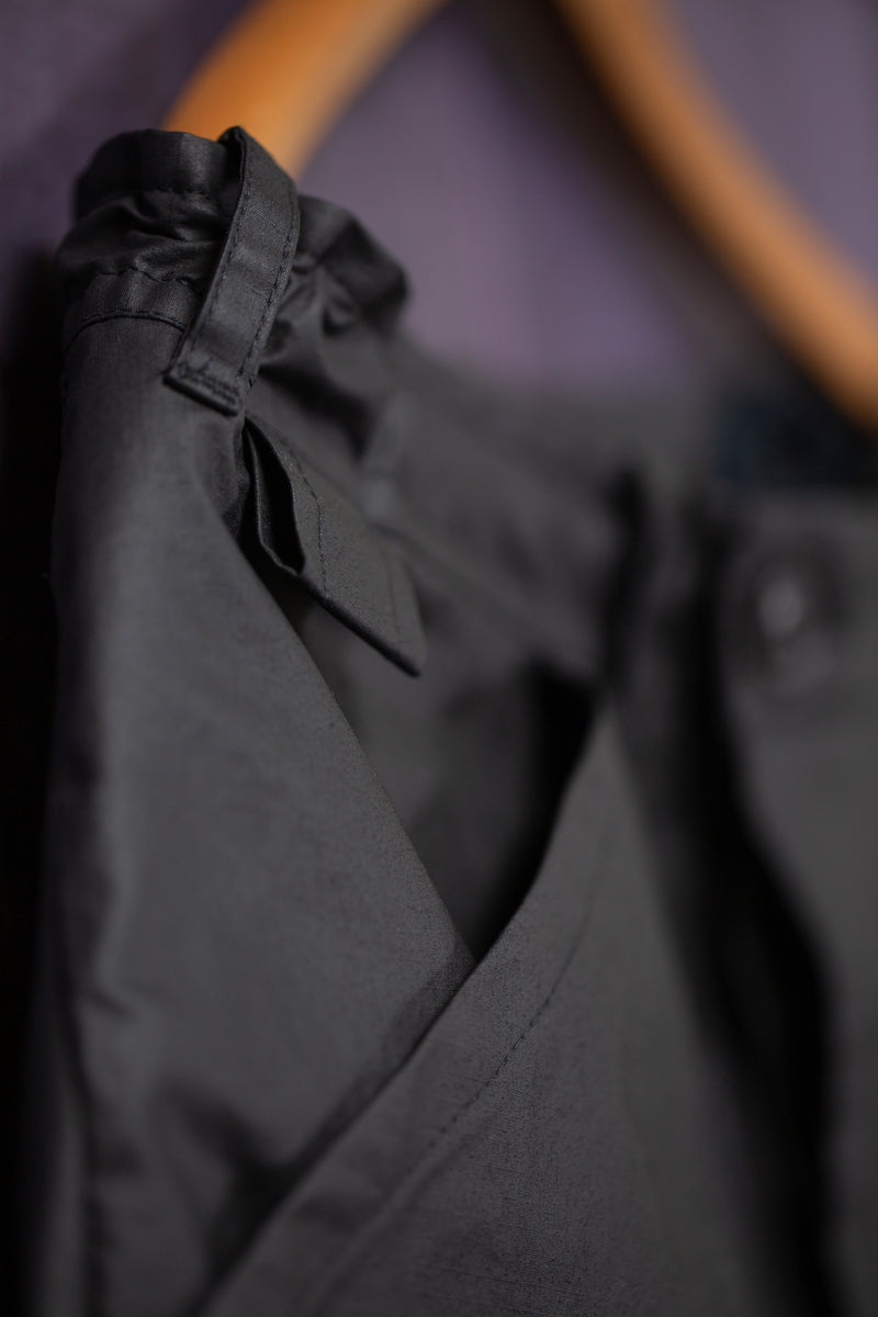 Trousers Nr. 82 Coated Cotton Ribstop Off Black