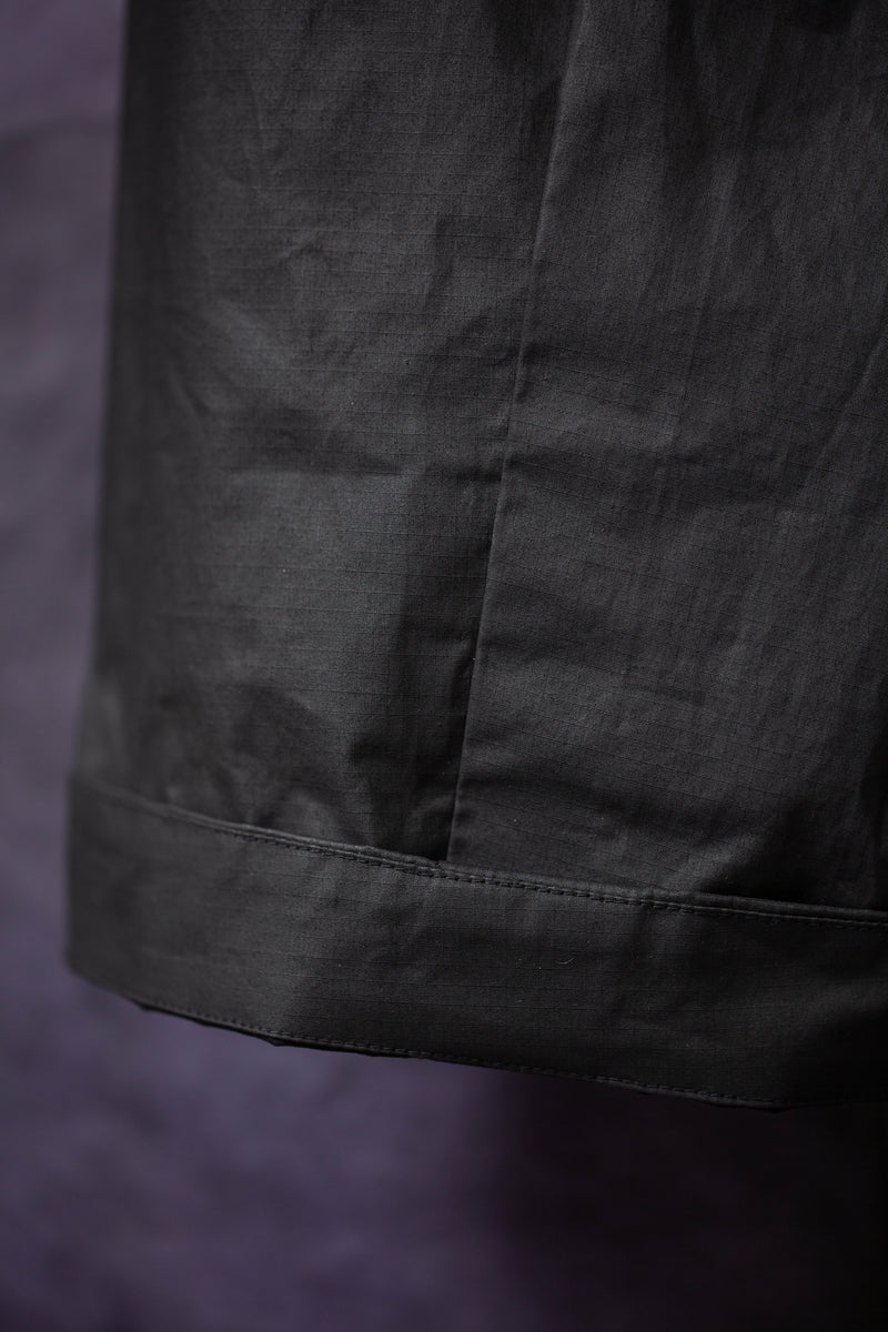 Trousers Nr. 82 Coated Cotton Ribstop Off Black
