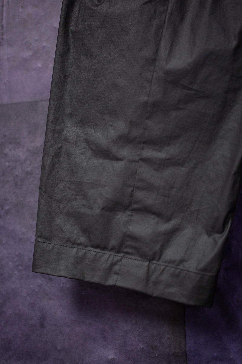 Trousers Nr. 82 Coated Cotton Ribstop Off Black
