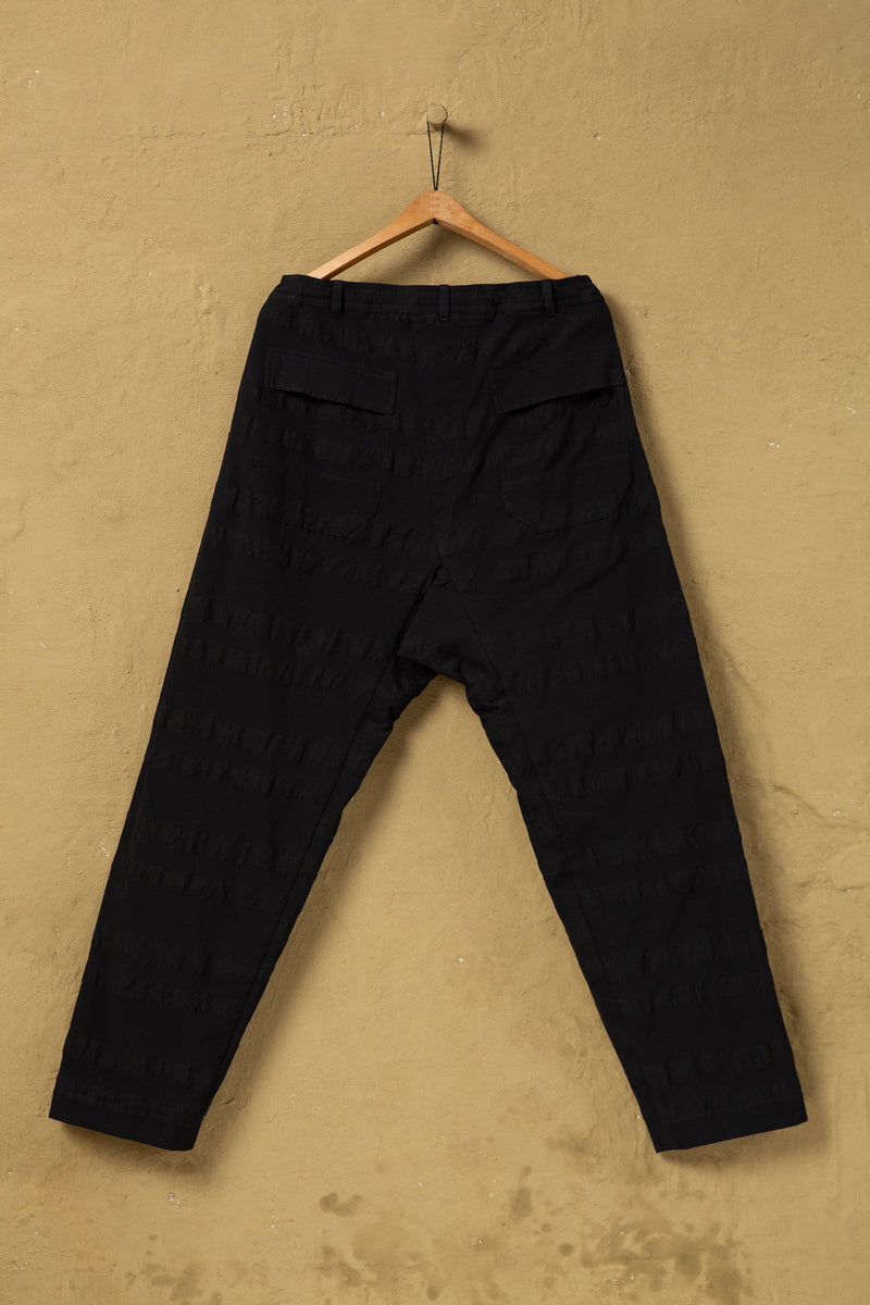 Trousers Nr.85 Broad Stripe Cloth Black