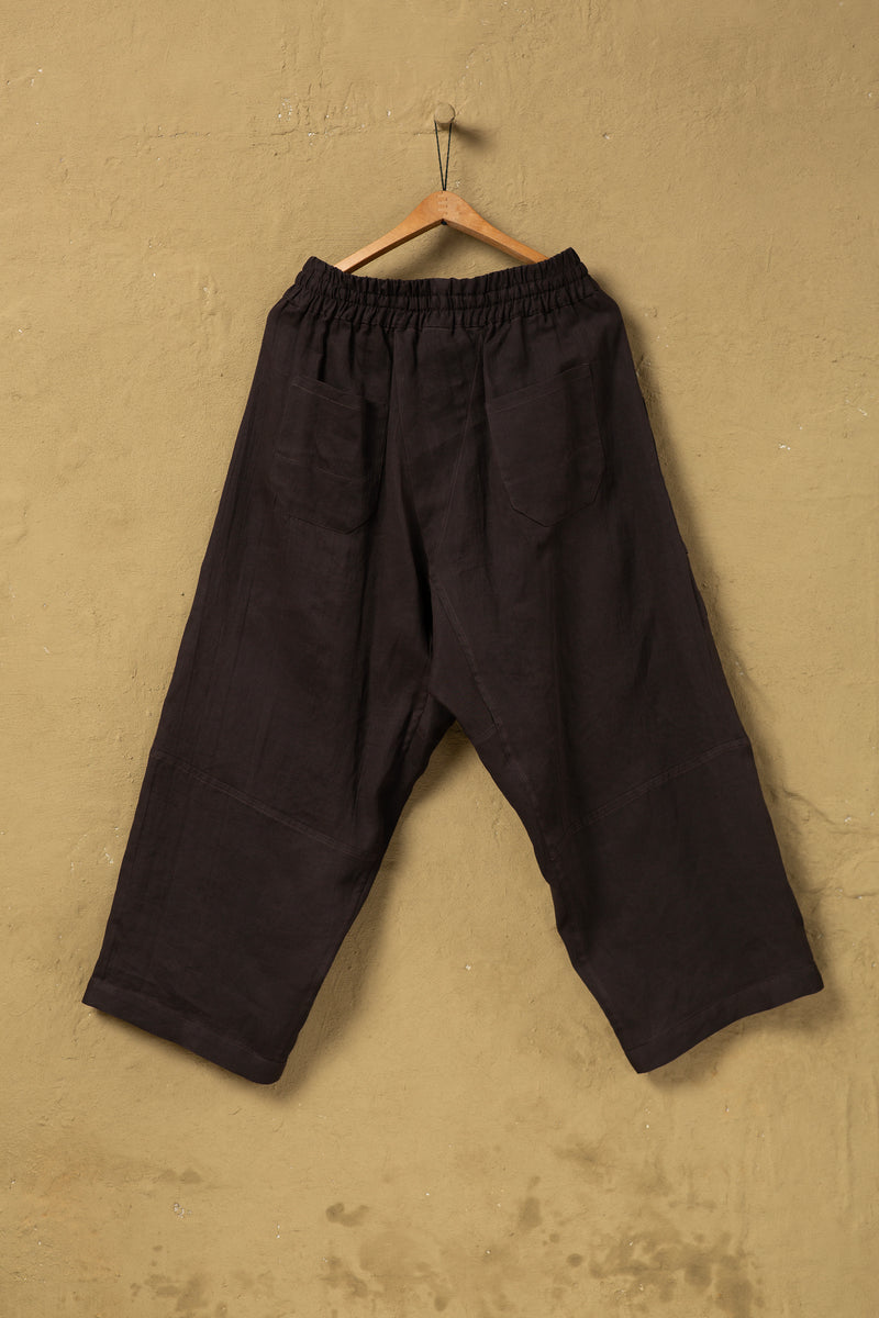 Trousers Nr.86 Cotton Double Cloth Deep Brown