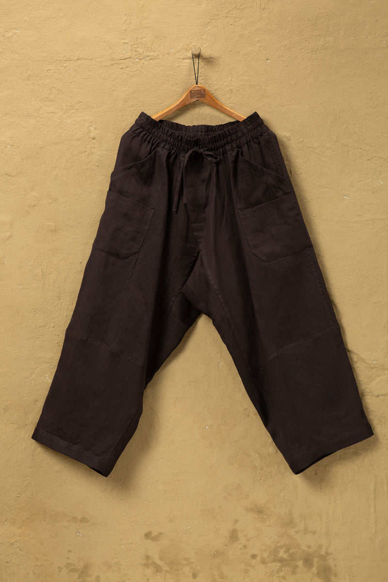 Trousers Nr.86 Cotton Double Cloth Deep Brown