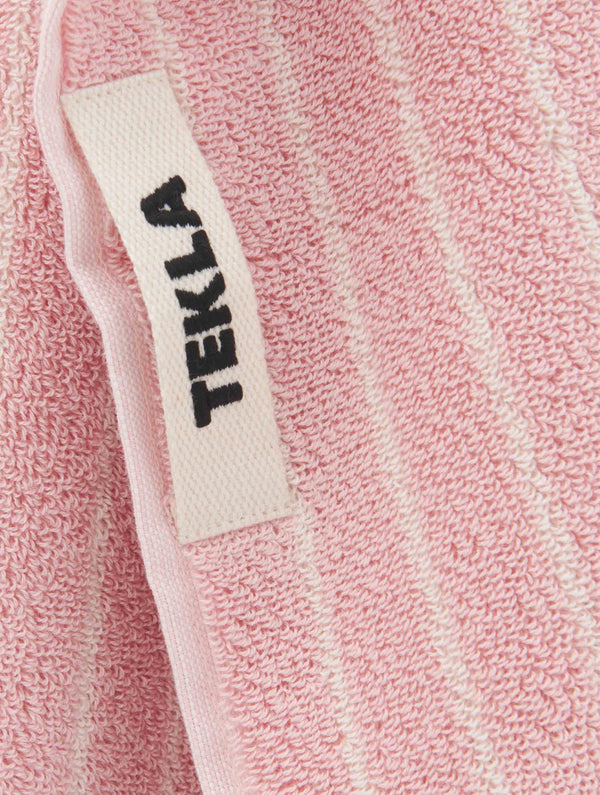 Bath Towel Shaded Pink Stripes