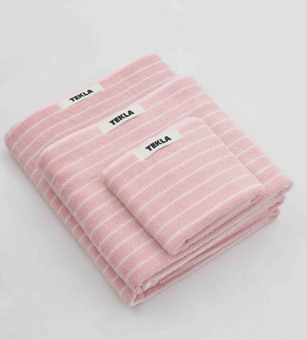 Hand Towel Shaded Pink Stripes