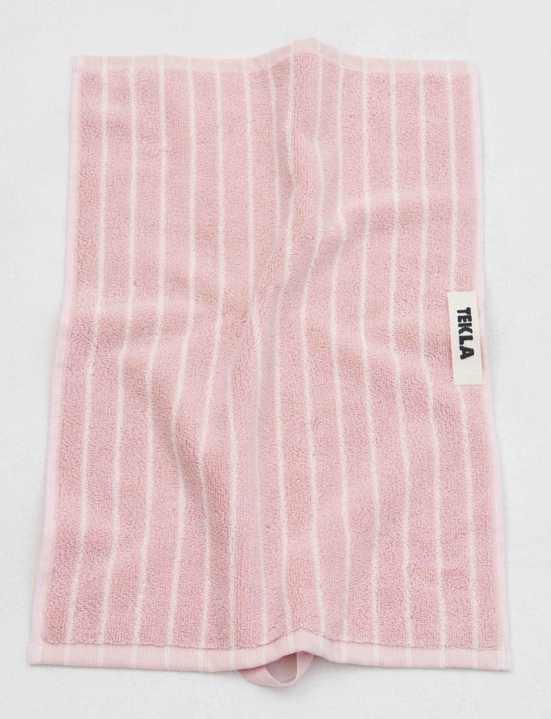 Guest Towel Shaded Pink Stripes