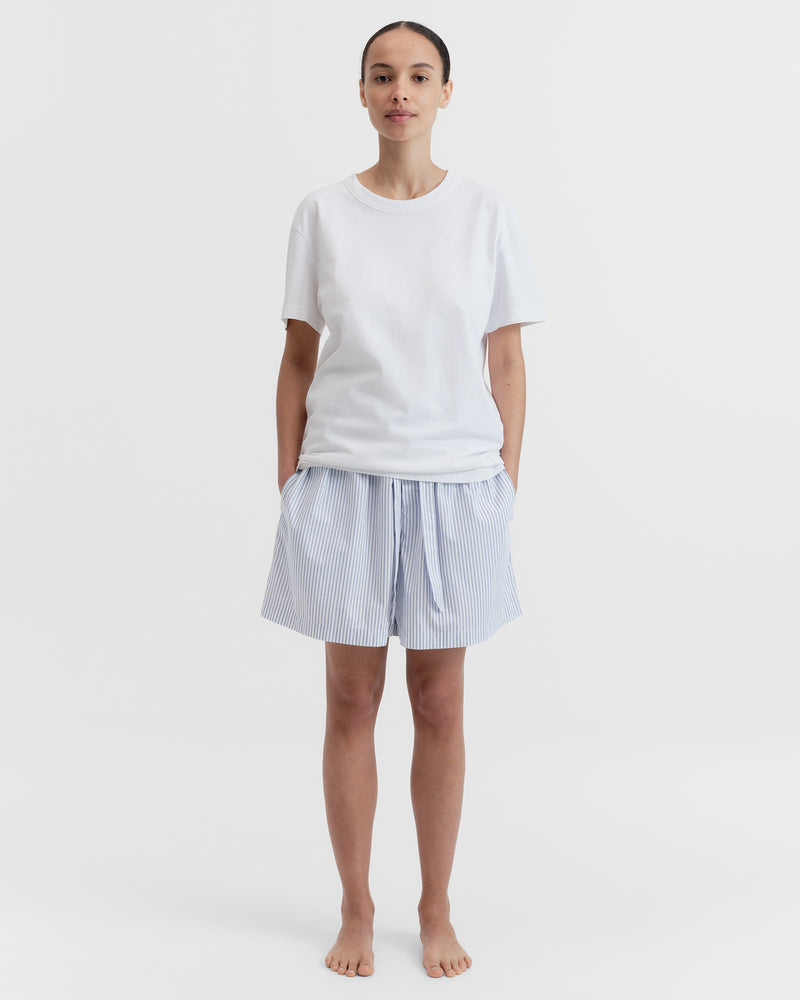 Poplin Pyjamas Shorts Orchid Stripes
