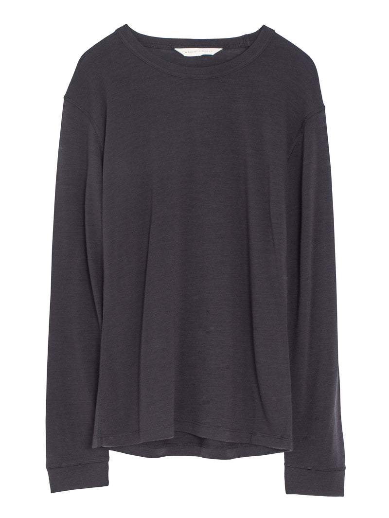 Merino Long Sleeve Top Cacao