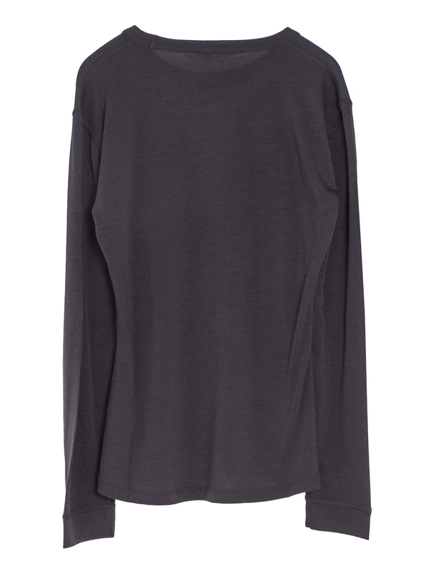 Merino Long Sleeve Top Cacao