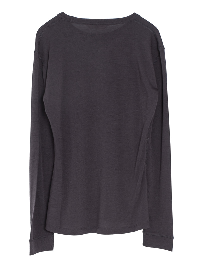 Merino Long Sleeve Top Cacao