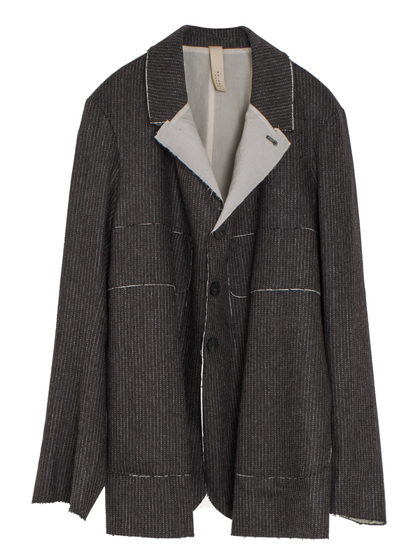 Stanhope Jacket Cacao Pinstripe