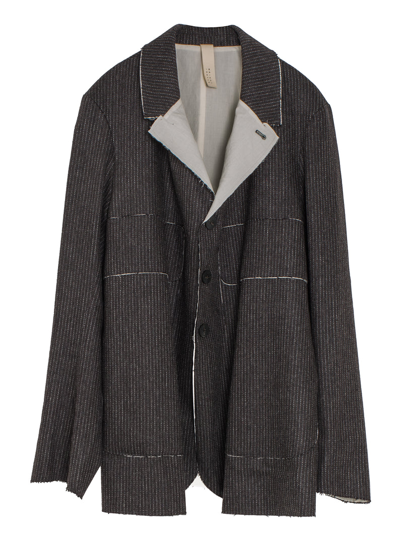 Stanhope Jacket Cacao Pinstripe