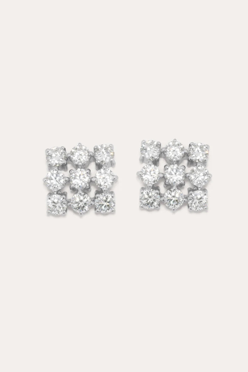 Notsobig Juggernaut Zirconia Silver Earrings