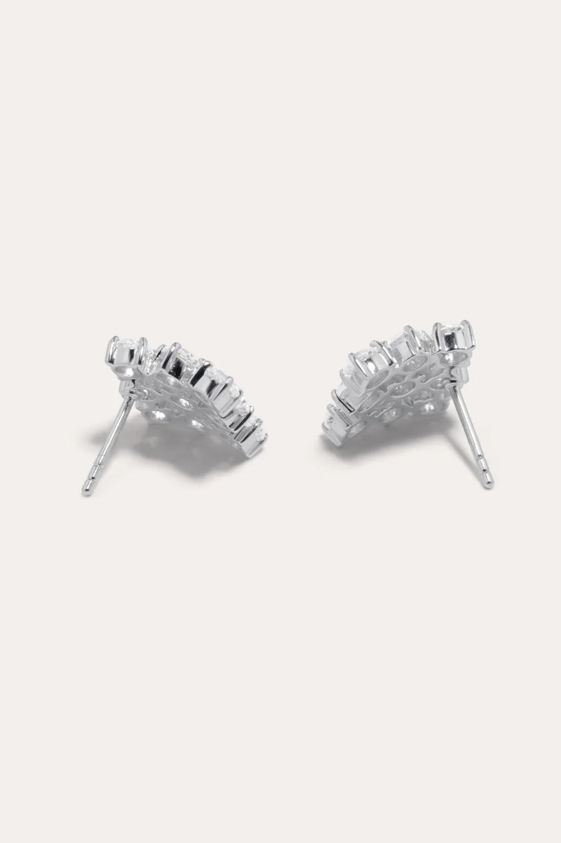 Notsobig Juggernaut Zirconia Silver Earrings