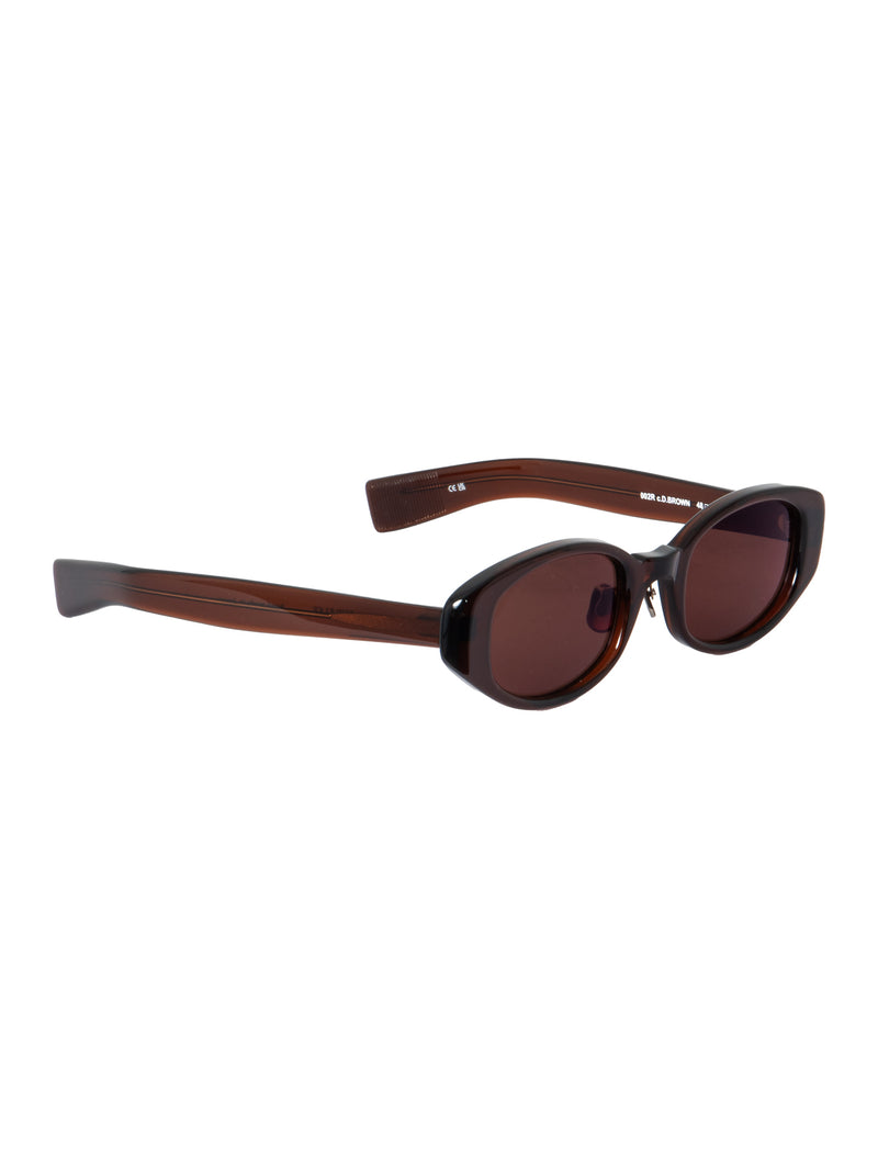 Auralee Auralee x Eyevan Sunglasses 002R Dark Brown – Opia