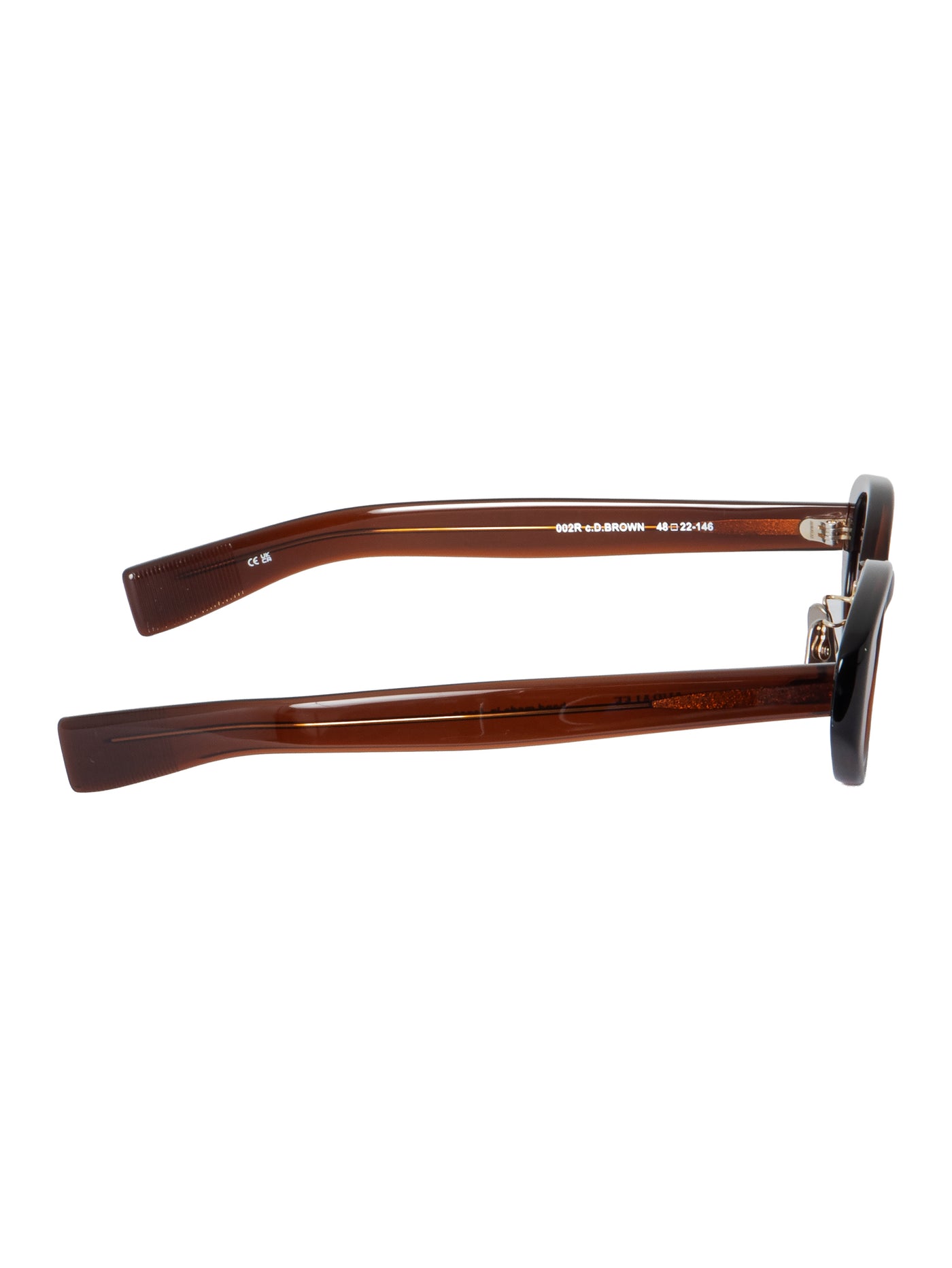 Auralee Auralee x Eyevan Sunglasses 002R Dark Brown – Opia
