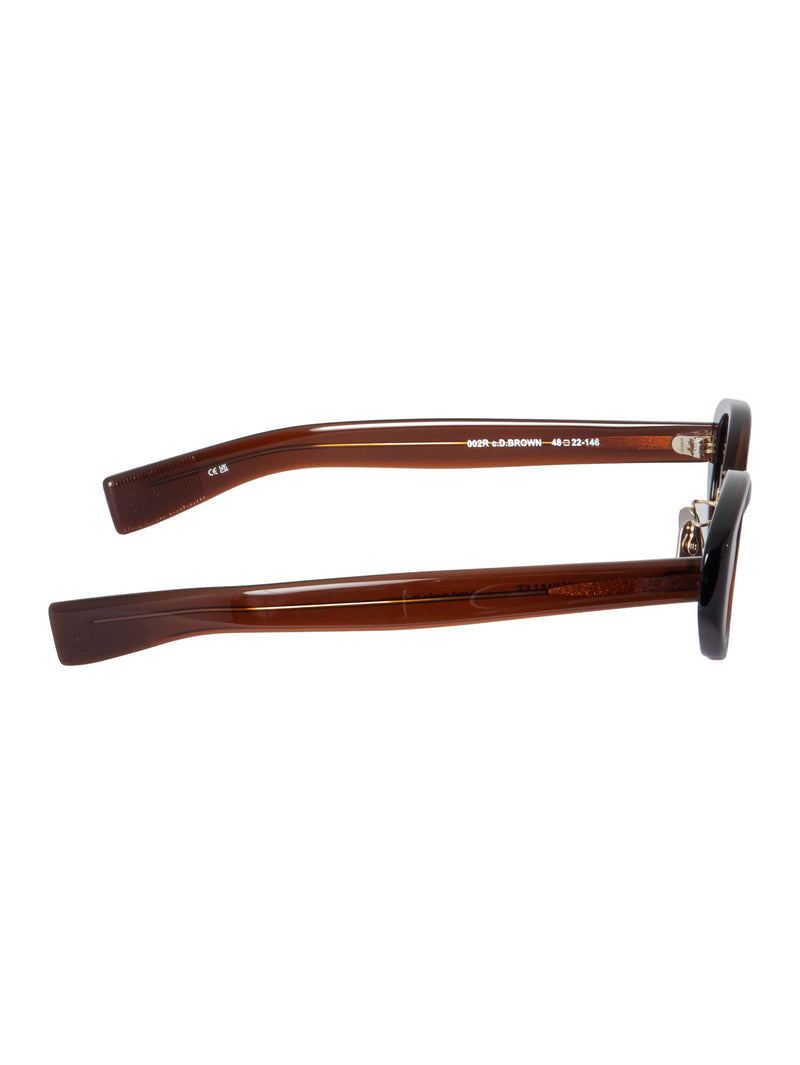 Auralee Auralee x Eyevan Sunglasses 002R Dark Brown – Opia