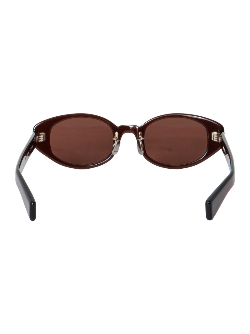 Auralee Auralee x Eyevan Sunglasses 002R Dark Brown – Opia