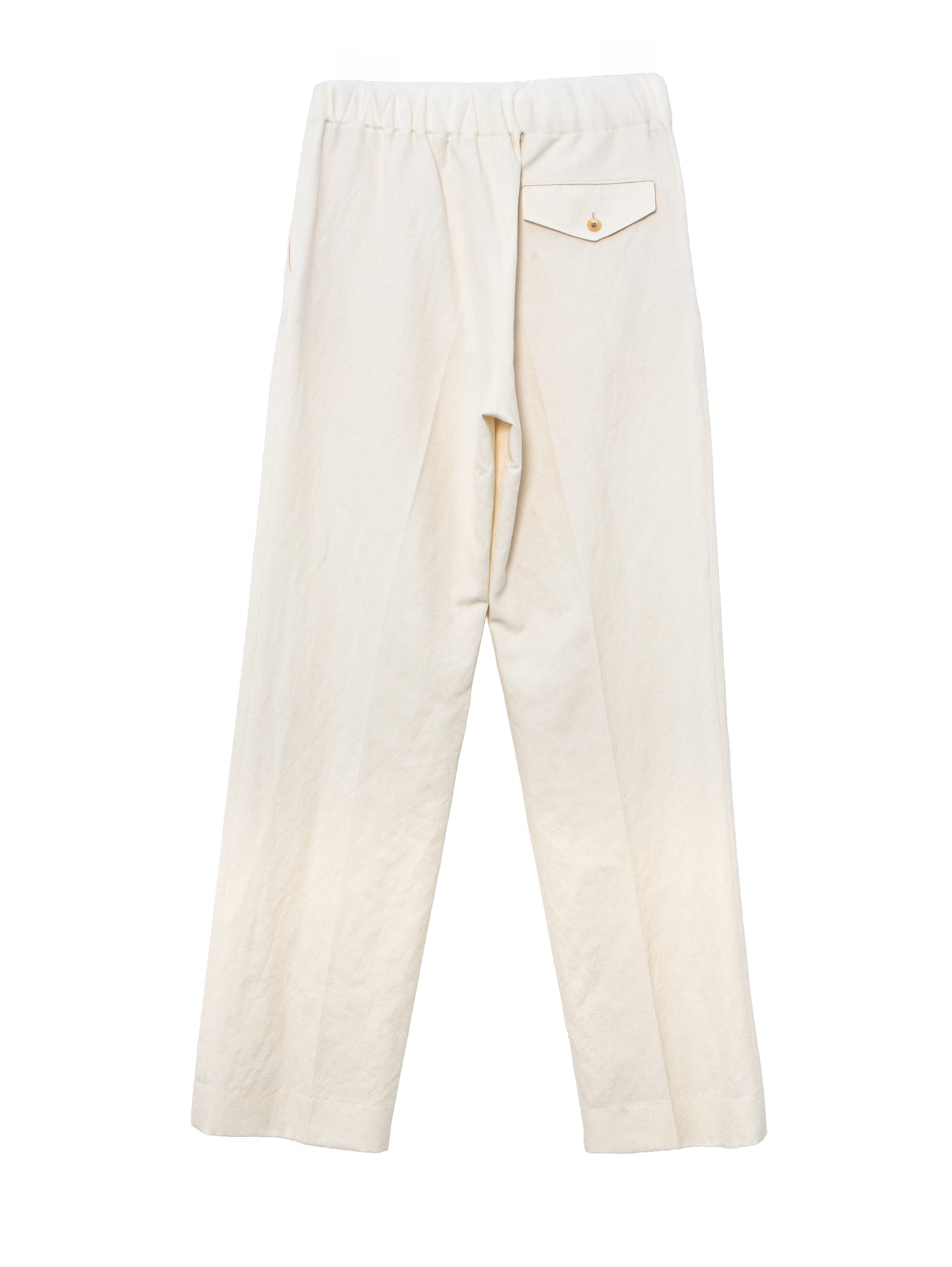 完売 auralee 26SS DRAWSTRING PANTS 4 AURALEE | Wool Fulling Flannel Drawstring Pants - Top Brown