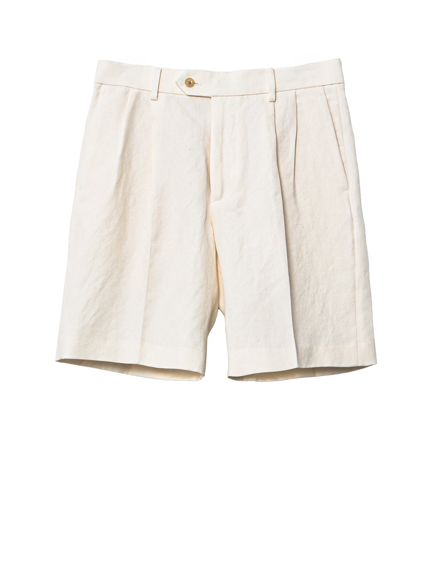 Auralee Men's Wool Cotton Linen Ox Shorts Off White – Opia