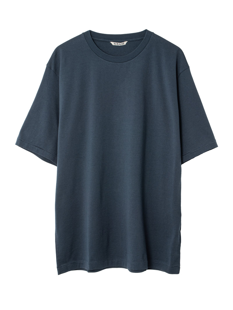 Auralee Men's Luster Plaiting Tee Deep Blue – Opia